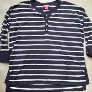 LILLY PULITZER Navy Striped Sweater